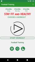 Football Training Workout Affiche