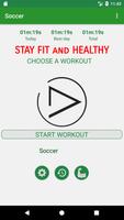 Soccer Training Workout Affiche