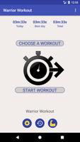 Warrior Training Workout постер