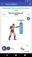 Warrior Training Workout স্ক্রিনশট 1