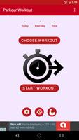 Parkour Workout Exercises. Increase your technique Affiche