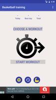 Basketball Training Workout - Fitness Coach Guide poster