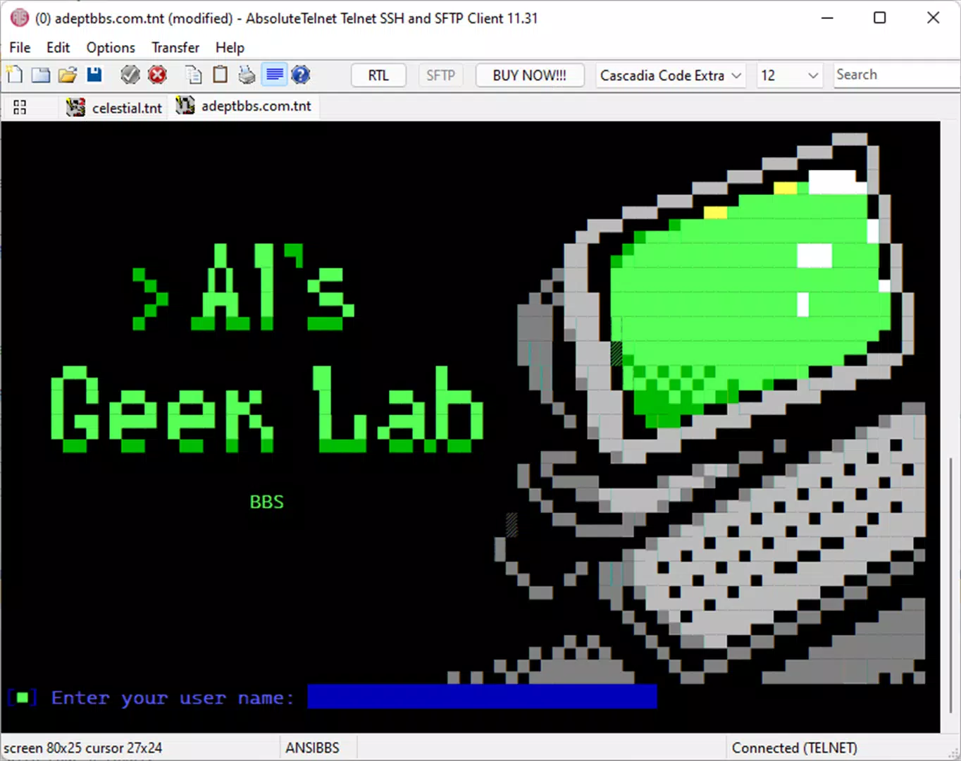 AbsoluteTelnet Telnet SSH and SFTP Client