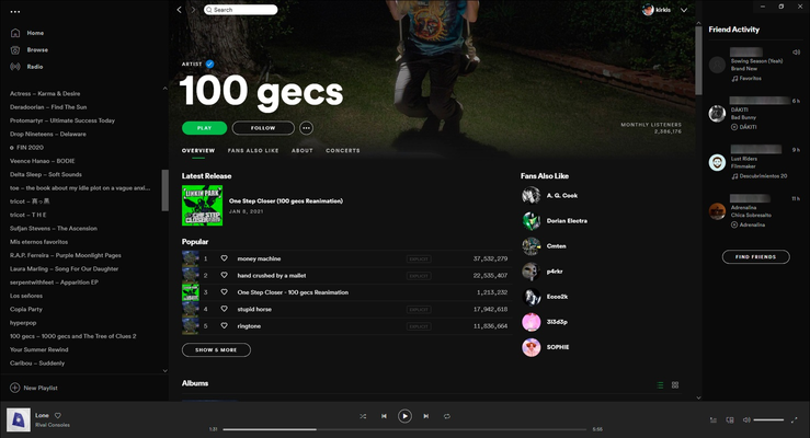 Spotify for PC Windows 1.2.60.564 Download