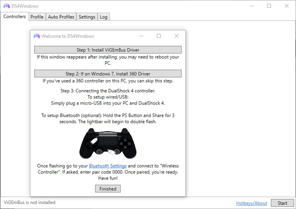 DS4Windows for PC Windows 3.2.19 Download