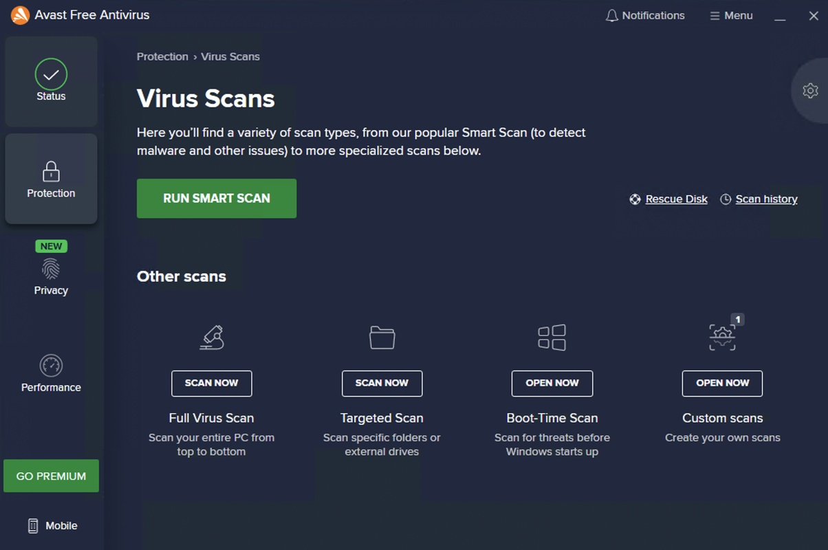 Avast Free Antivirus for PC Windows 23.1 Download