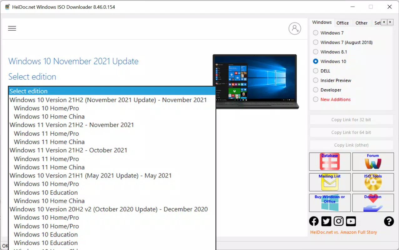 HeiDoc.net Windows ISO Downloader