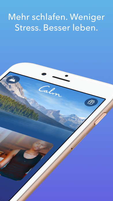 Calm: Meditation und Schlaf Plakat