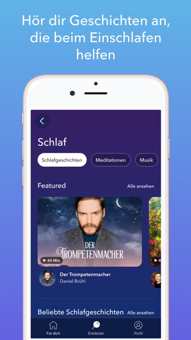 Calm: Meditation und Schlaf Plakat