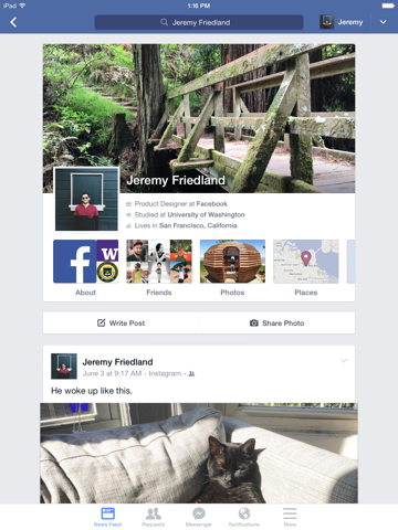 Facebook 포스터