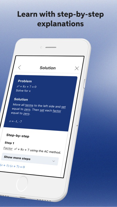 Mathway: Math Problem Solver poster