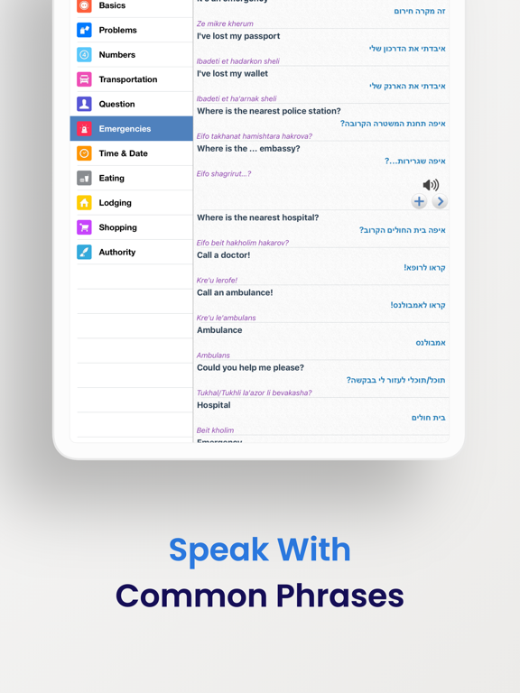 Hebrew Dictionary + poster