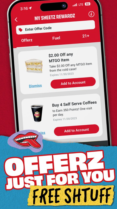 Sheetz Food Delivery & Rewards poster