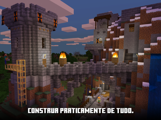 Minecraft: jogue com amigos! Cartaz