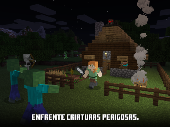 Minecraft: jogue com amigos! Cartaz