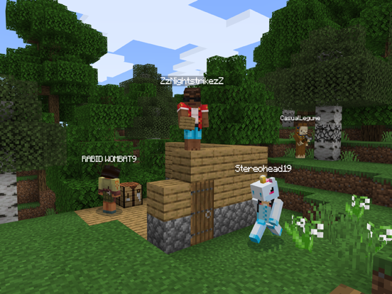 Minecraft 온라인으로 친구들과 함께 플레이하세요 포스터