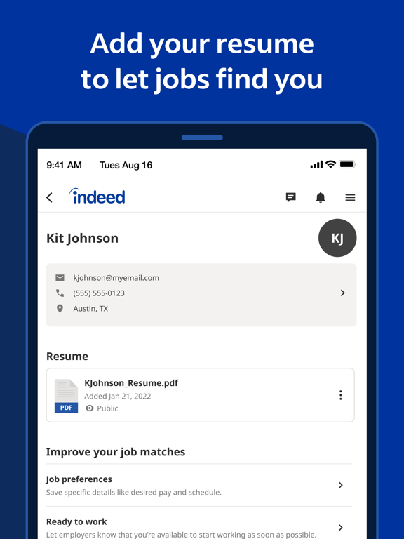 Indeed Job Search poster