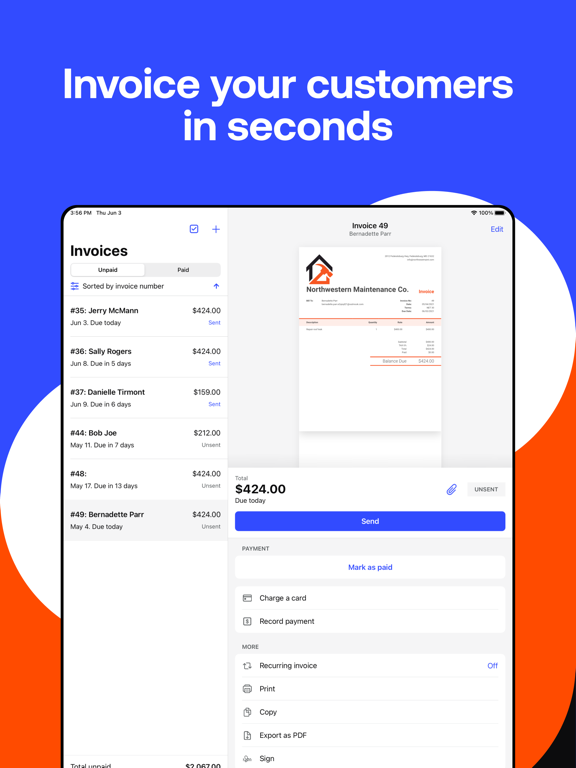 Invoice2go: Easy Invoice Maker for iOS (iPhone/iPad/iPod touch) - Free ...