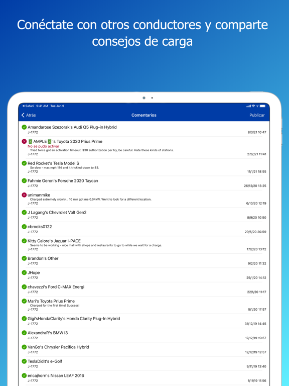 PlugShare: Estaciones VE الملصق