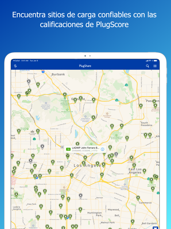 PlugShare: Estaciones VE الملصق