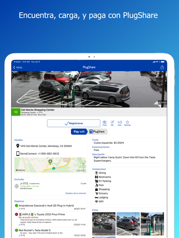 PlugShare: Estaciones VE الملصق