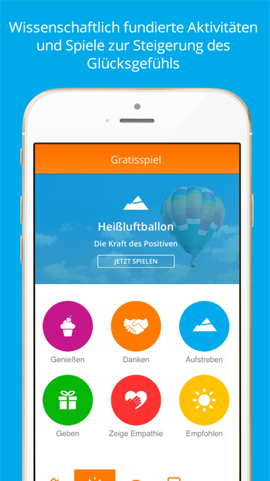 Happify: bei Ärger und Stress Plakat