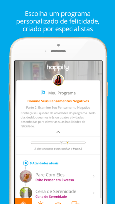 Happify: contra o estresse Cartaz
