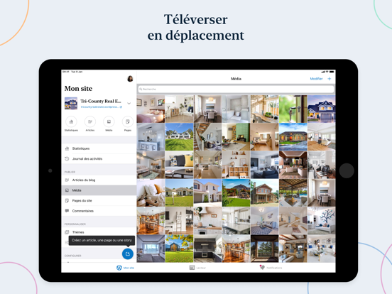 WordPress - Création de sites Affiche