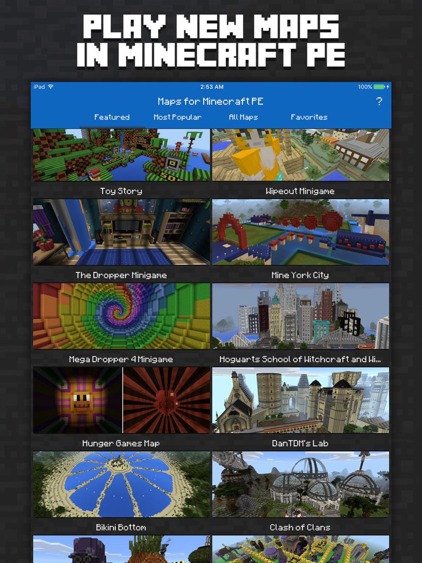 Maps for Minecraft PE (Minecraft Maps) for iOS (iPhone/iPad) - Free ...