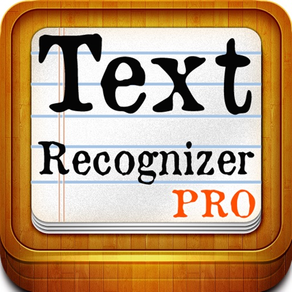 Text Recognizer Pro ™ OCR recognition app for scan character image and convert to editable documents