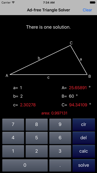 Triangle Solver poster