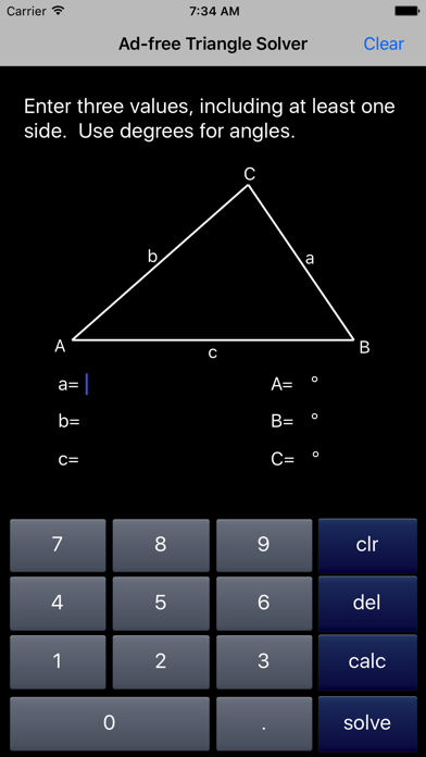 Triangle Solver poster