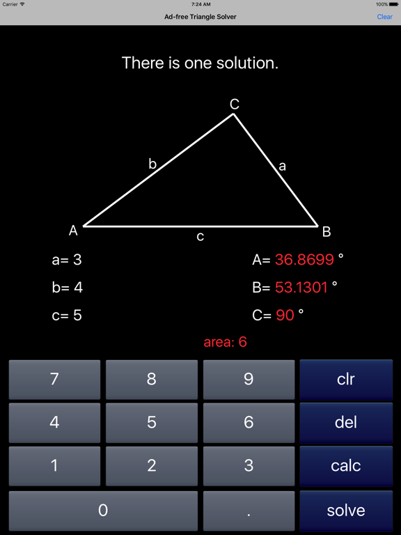 Triangle Solver poster