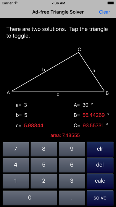 Triangle Solver poster