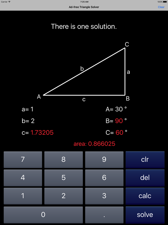 Triangle Solver poster