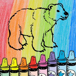 著色書樂：塗料和Draw為兒童