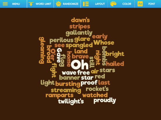 Word Clouds by ABCYa.com for iOS (iPhone/iPad) - Free Download at AppPure