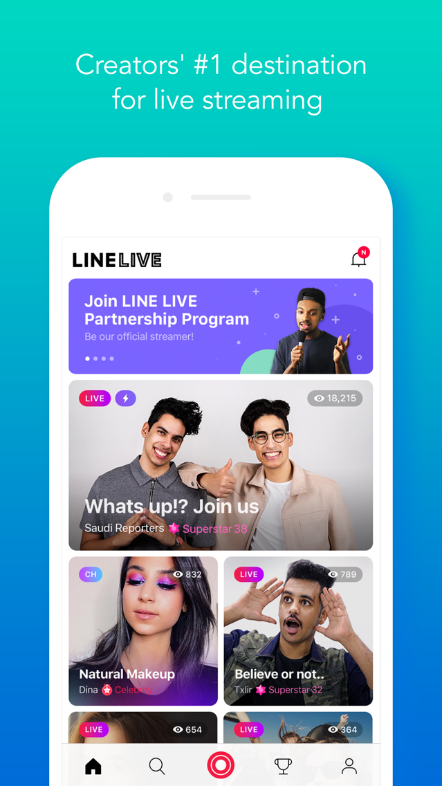 LINE LIVE: Broadcast your life for iOS (iPhone) - Free Download at AppPure