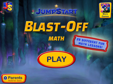 JumpStart Blast-Off: Math poster