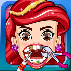 Princess Dentist Salon Doctor Girls Kids Games