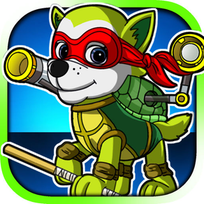 Superhero Ninja Pup - Ultimate Mutant Paw Patrol: Ninja Turtles Edition
