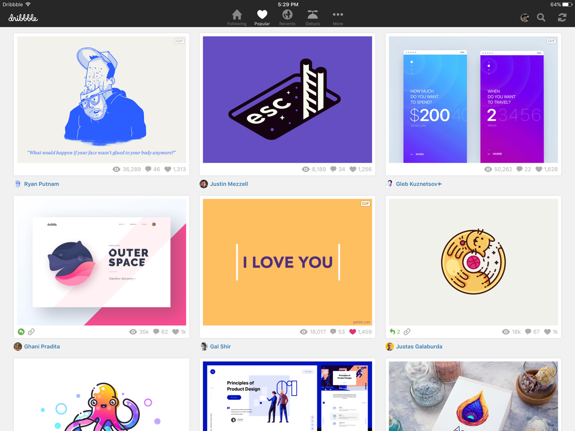 Dribbble poster