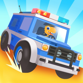 Juegos de Coche Policía Dino