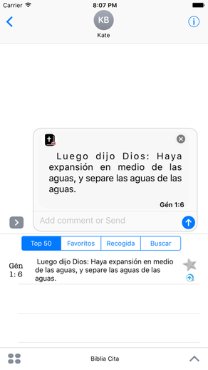 Biblia citas para iMessage