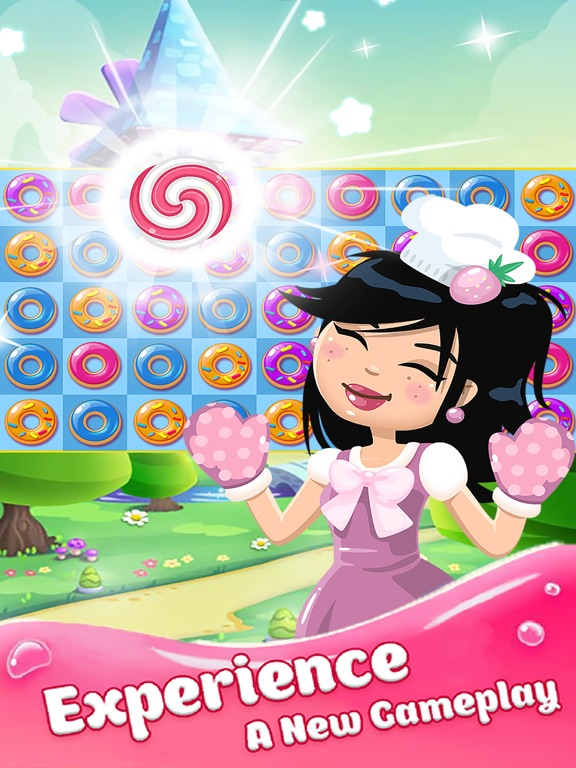 Donut Blast Pop Legend - Sweet Yummy Match 3 Game poster