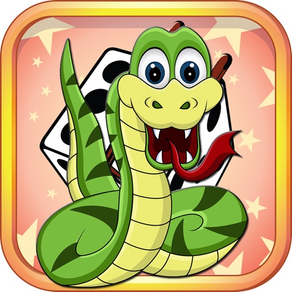 Schlangen und Leitern - Spielen Snake and Ladder