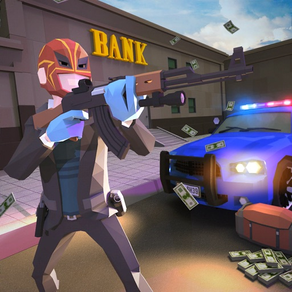 Bank Robbers Vs Police Battle