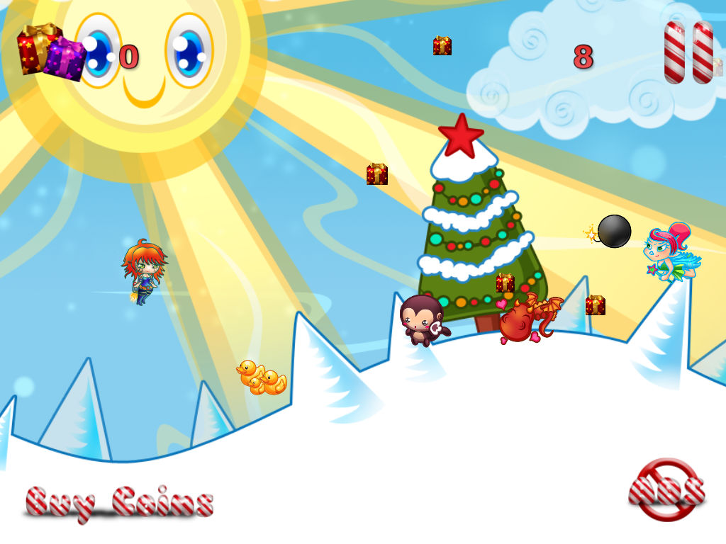 Best Xmas Games: Flying, Running and Racing Adventures of Santa and Ninja Elfs poster