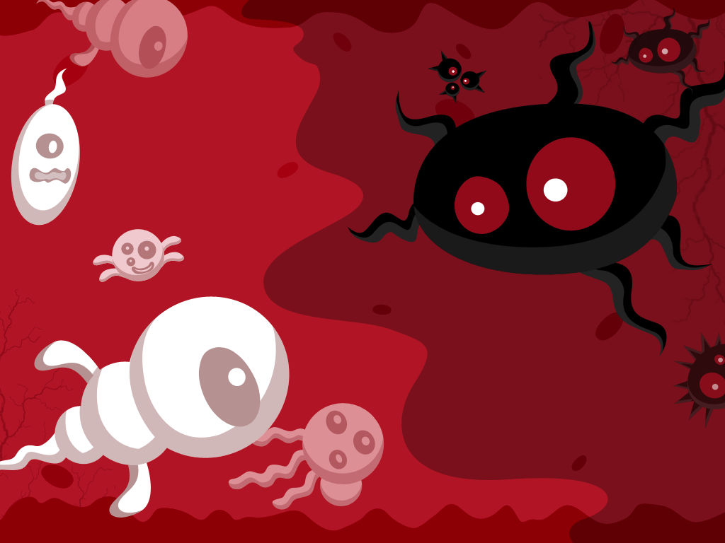 Microbial Mayhem: Take Out the Bad Organisms poster