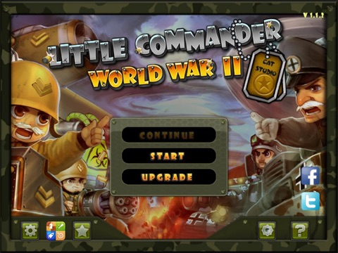 Little Commander - World War II TD poster